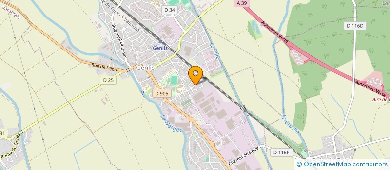 localisation de l'entreprise MONSIEUR MICHEL AIMEUR  GENLIS