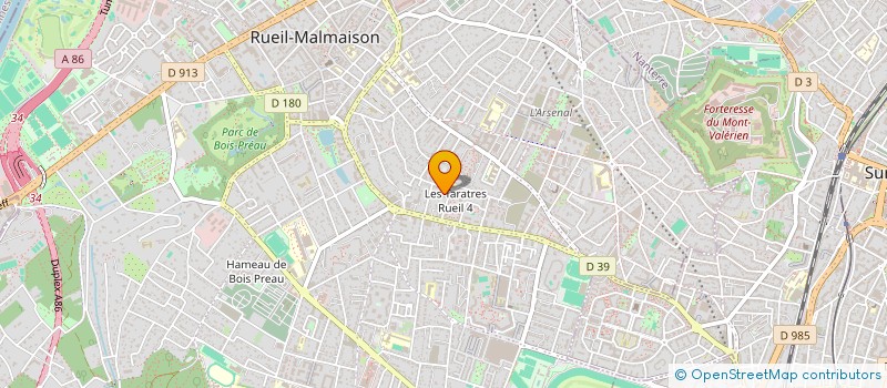 localisation de l'entreprise MONSIEUR MICHEL AKOURY à RUEIL-MALMAISON