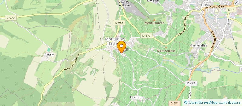localisation de l'entreprise MONSIEUR MICHEL ALADAME à MONTAGNY-LES-BUXY