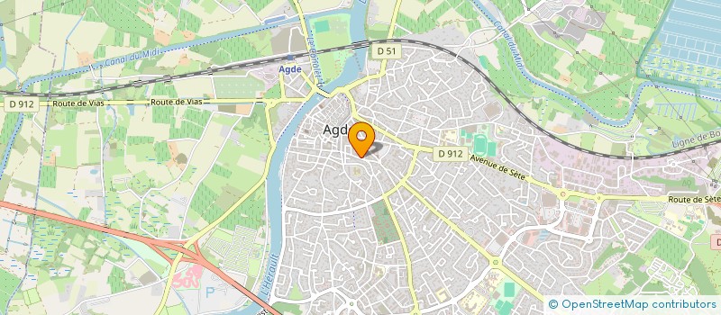 localisation de l'entreprise MONSIEUR MICHEL ALARY  AGDE