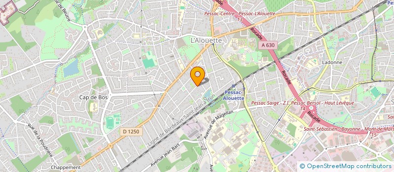 localisation de l'entreprise MONSIEUR MICHEL ALBAGNAC  PESSAC