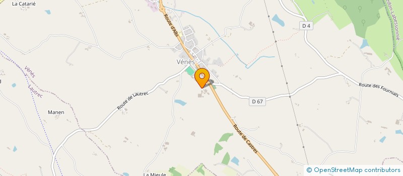 localisation de l'entreprise MONSIEUR MICHEL ALBERT  VENES