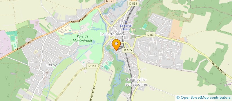 localisation de l'entreprise MONSIEUR MICHEL ALBORS  LA FERTE-ALAIS