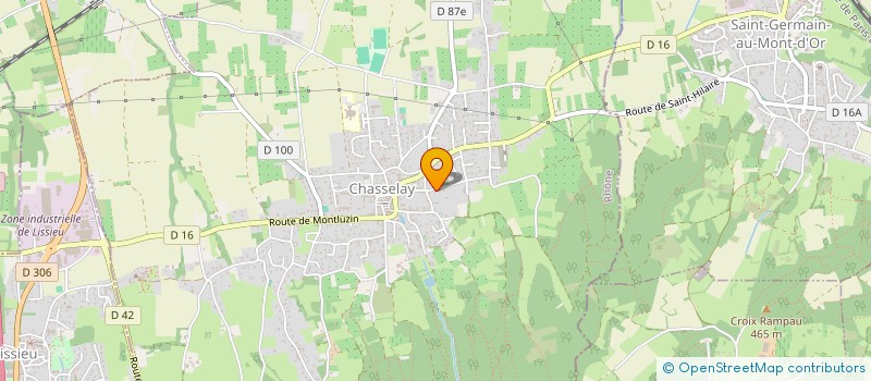 localisation de l'entreprise MONSIEUR MICHEL ALEXANDRE  CHASSELAY