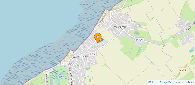 localisation de l'entreprise MONSIEUR MICHEL ALEXANDRE  CRIEL-SUR-MER