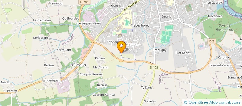 localisation de l'entreprise MONSIEUR MICHEL-ALEXANDRE LUCON  PONT-L'ABBE