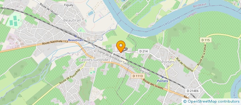 localisation de l'entreprise MONSIEUR MICHEL ALFOS  CASTRES-GIRONDE