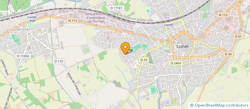 localisation de l'entreprise MONSIEUR MICHEL ALIPRENDI  LUNEL