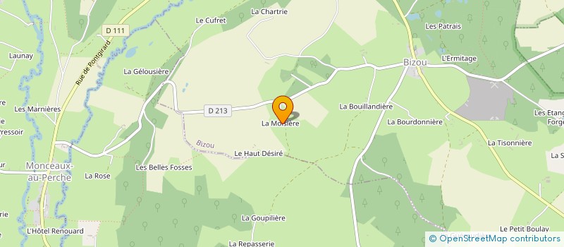 localisation de l'entreprise MONSIEUR MICHEL ALIX à BIZOU
