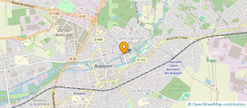 localisation de l'entreprise MONSIEUR MICHEL ALLARD à SAINT-GERMAIN-LES-ARPAJON