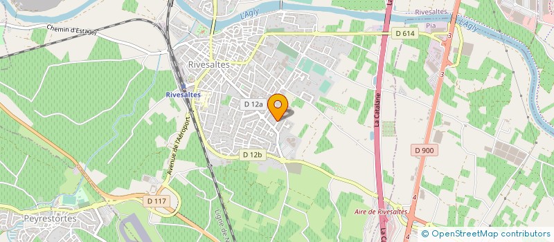 localisation de l'entreprise MONSIEUR MICHEL ALLIE  RIVESALTES