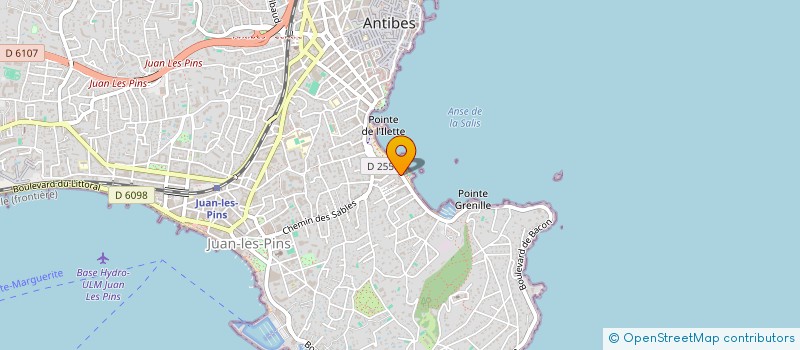 localisation de l'entreprise MONSIEUR MICHEL ALLORGE  ANTIBES