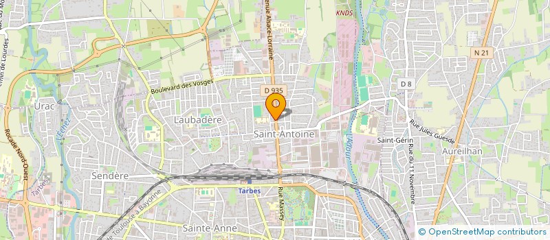 localisation de l'entreprise MONSIEUR MICHEL ALONSO  TARBES