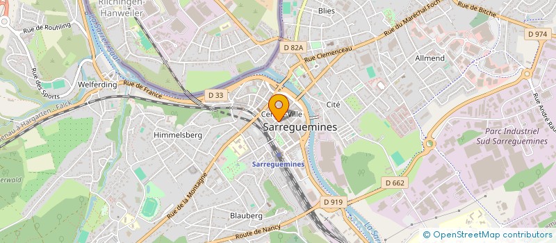localisation de l'entreprise MONSIEUR MICHEL ALT à SARREGUEMINES