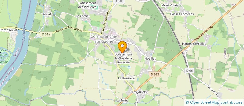 localisation de l'entreprise MONSIEUR MICHEL ALVES à CORMORANCHE-SUR-SAONE