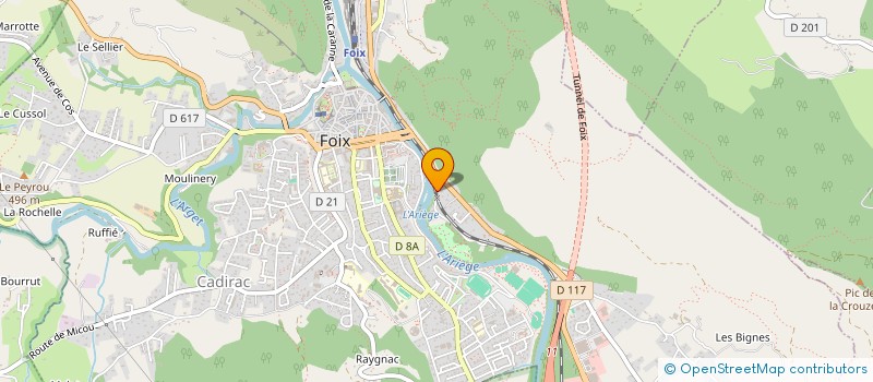 localisation de l'entreprise MONSIEUR MICHEL ALVES à FOIX