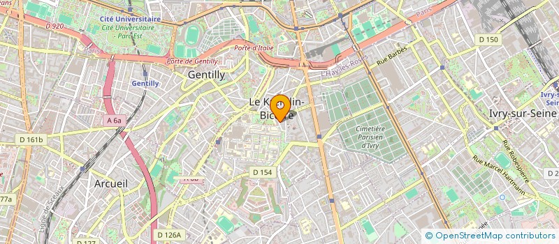 localisation de l'entreprise MONSIEUR MICHEL-AMAURY BRABANT à LE KREMLIN-BICETRE