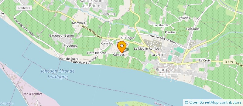 localisation de l'entreprise MONSIEUR MICHEL AMBLARD à BOURG