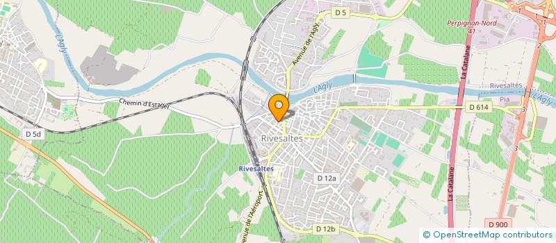 localisation de l'entreprise MONSIEUR MICHEL AMIGUES  RIVESALTES