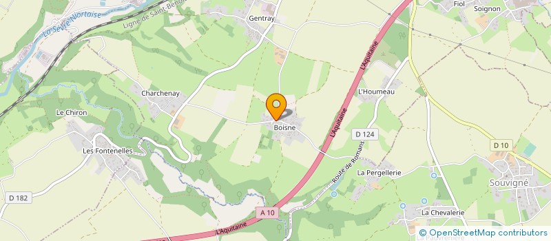 localisation de l'entreprise MONSIEUR MICHEL AMIOT  ST MARTIN DE ST MAIXENT