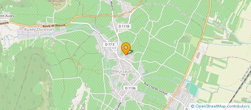 localisation de l'entreprise MONSIEUR MICHEL AMPEAU  MEURSAULT