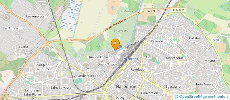 localisation de l'entreprise MONSIEUR MICHEL AMSELLEM  NARBONNE