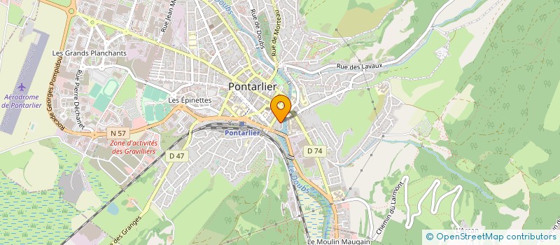 localisation de l'entreprise MONSIEUR MICHEL AMYOT à PONTARLIER