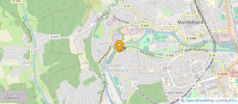 localisation de l'entreprise MONSIEUR MICHEL ANASKIEVIEZ  COURCELLES-LES-MONTBELIARD