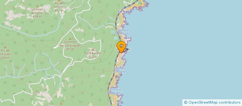 localisation de l'entreprise MONSIEUR MICHEL ANCEY  SAINT-RAPHAEL