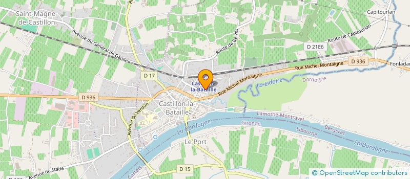 localisation de l'entreprise MONSIEUR MICHEL ANCONIERE à CASTILLON-LA-BATAILLE