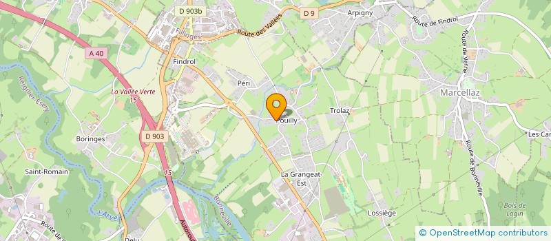 localisation de l'entreprise MONSIEUR MICHEL ANCRENAZ  CONTAMINE-SUR-ARVE