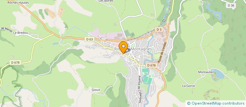 localisation de l'entreprise MONSIEUR MICHEL ANDRE à RIOM-ES-MONTAGNES