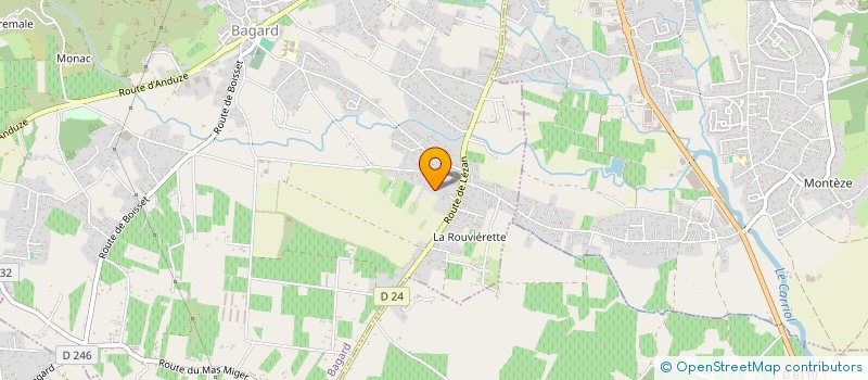 localisation de l'entreprise MONSIEUR MICHEL ANDRE  BAGARD