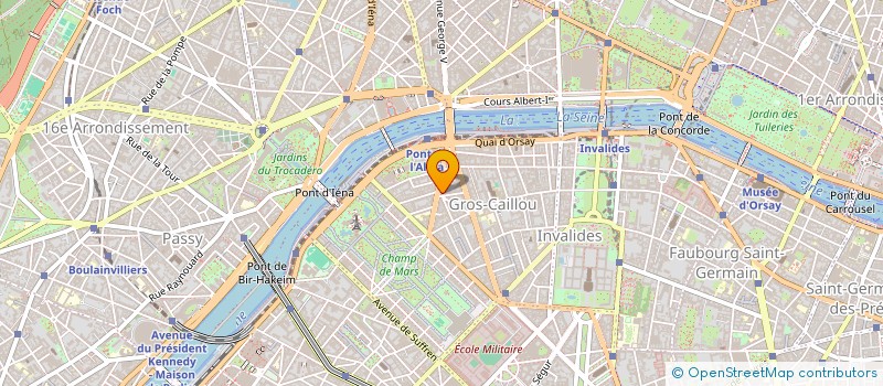 localisation de l'entreprise MONSIEUR MICHEL ANDRE BONIN à PARIS