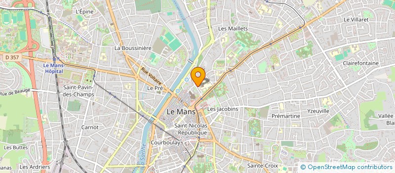 localisation de l'entreprise MONSIEUR MICHEL-ANDRE GRANDIN  LE MANS