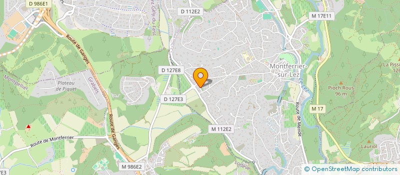 localisation de l'entreprise MONSIEUR MICHEL ANDREO  MONTFERRIER-SUR-LEZ