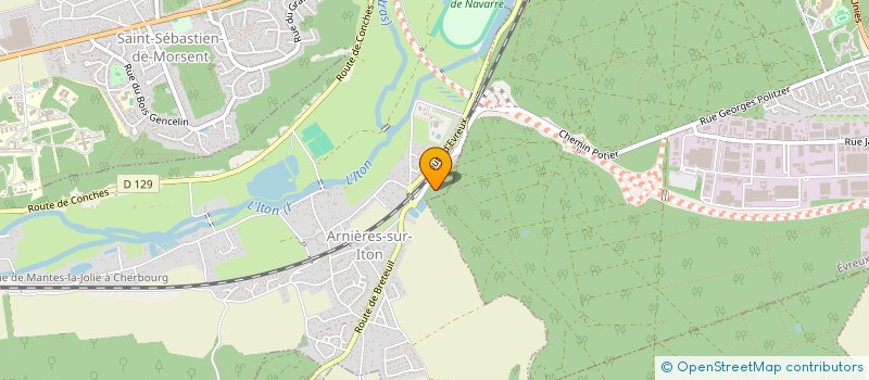 localisation de l'entreprise MONSIEUR MICHEL ANDRES  ARNIERES-SUR-ITON