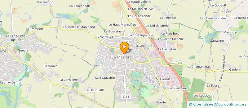 localisation de l'entreprise MONSIEUR MICHEL ANDRIEU à LA MEZIERE