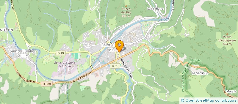 localisation de l'entreprise MONSIEUR MICHEL ANDRIEU à SAINT GENIEZ D'OLT ET D'AUBRAC