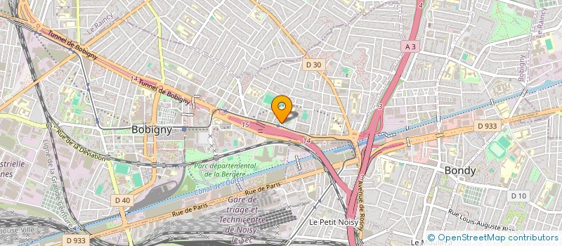 localisation de l'entreprise MONSIEUR MICHEL ANDRIOT  BOBIGNY