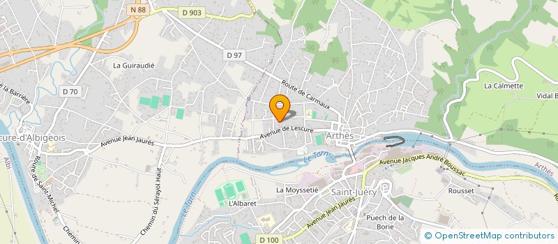 localisation de l'entreprise MONSIEUR MICHEL ANDROVITCH à ARTHES
