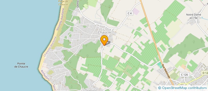 localisation de l'entreprise MONSIEUR MICHEL-ANGE BERGAGNA  SAINT GEORGES D'OLERON