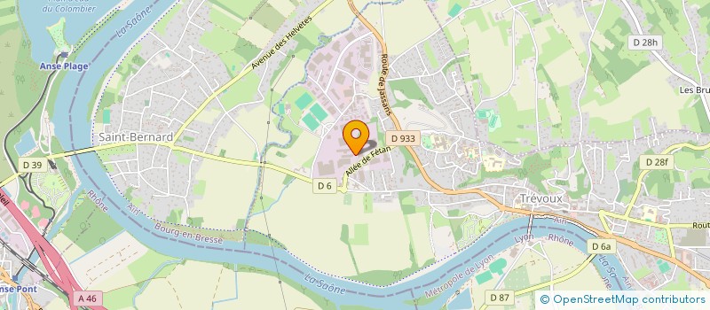 localisation de l'entreprise MONSIEUR MICHEL-ANGE RIBAUDO à REYRIEUX