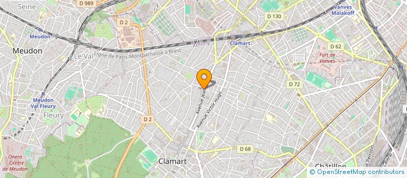 localisation de l'entreprise MONSIEUR MICHEL ANGLARES à CLAMART