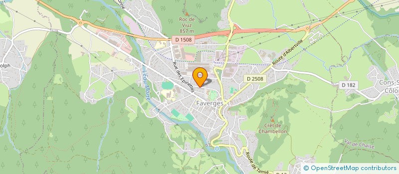 localisation de l'entreprise MONSIEUR MICHEL ANTHONIOZ à FAVERGES-SEYTHENEX