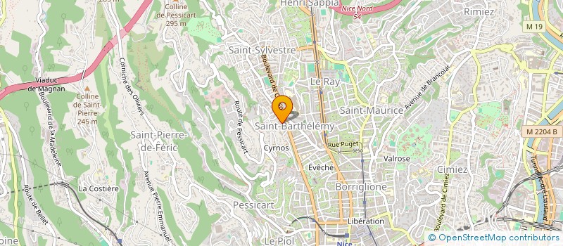 localisation de l'entreprise MONSIEUR MICHEL ANTHONY à NICE