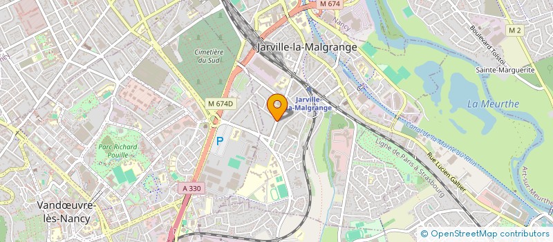 localisation de l'entreprise MONSIEUR MICHEL ANTOINE  JARVILLE-LA-MALGRANGE