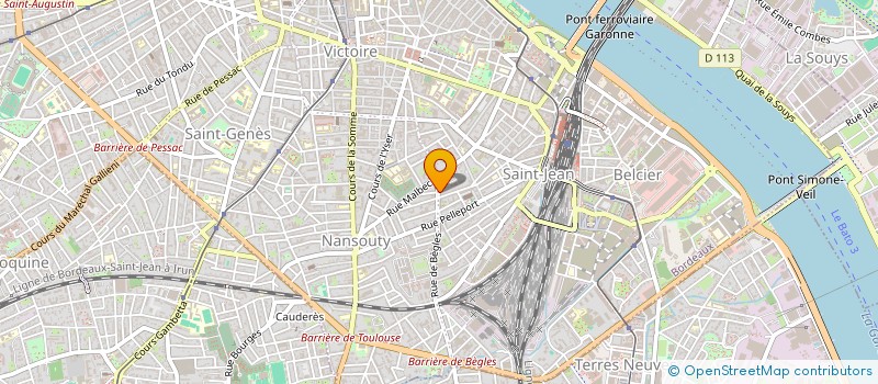 localisation de l'entreprise MONSIEUR MICHEL APHESBERO  BORDEAUX