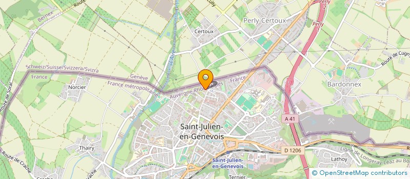 localisation de l'entreprise MONSIEUR MICHEL APTEL à SAINT-JULIEN-EN-GENEVOIS