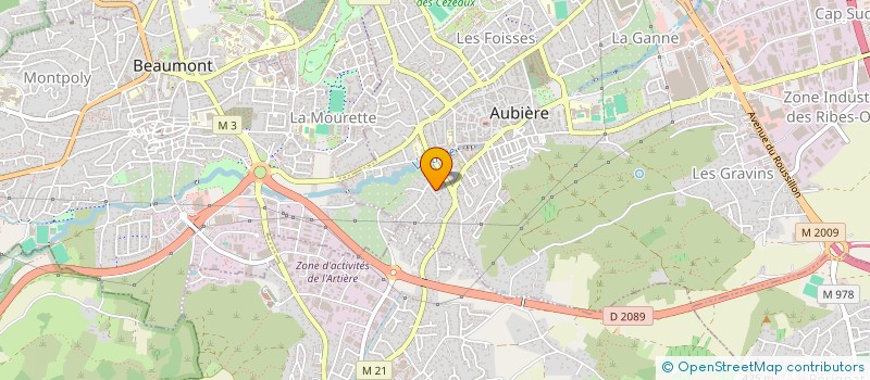 localisation de l'entreprise MONSIEUR MICHEL ARA à AUBIERE